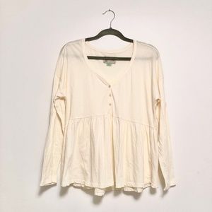 NEW Anthropologie Saturday Sunday Babydoll Top